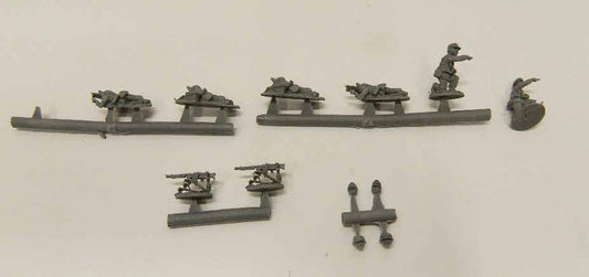 UMOS010 THE PLASTIC SOLDIER COMPANY GERMAN AFRIKA CORPS HMG'S  ULTRACAST 20mm