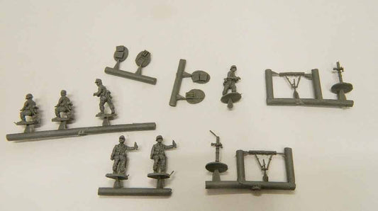 UMOS011 THE PLASTIC SOLDIER COMPANY GERMAN AFRIKA CORPS 81MM MORTARS  ULTRACAST 20mm