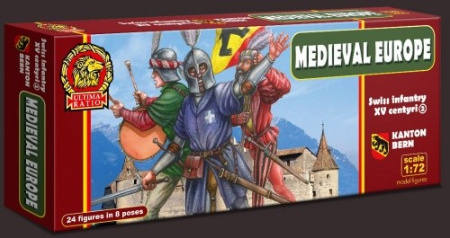 UR007 ULTIMA RATIO 1/72  Swiss infantry of the 15 th century. SET 1 Uri canton