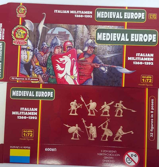 UR009 ULTIMA RATIO Italian Militiamen 1260-1392 1/72