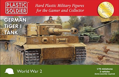 WW2V20032 THE PLASTIC SOLDIER COMPANY German Tiger I tank 1/72