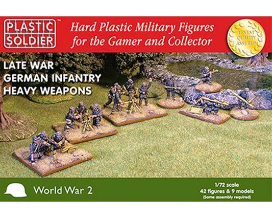 WW2020005 1/72 THE PLASTIC SOLDIER COMPANY 1/72 Fanteria tedesca WWII con armi pesanti