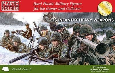 WW2020007 THE PLASTIC SOLDIER COMPANY SCALA 1/72 US Infantry Heavy Weapons 1944-45