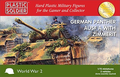 WW2V20011 THE PLASTIC SOLDIER COMPANY Pz.Kpfw.VI Ausf.A with zimmerit. 1/72
