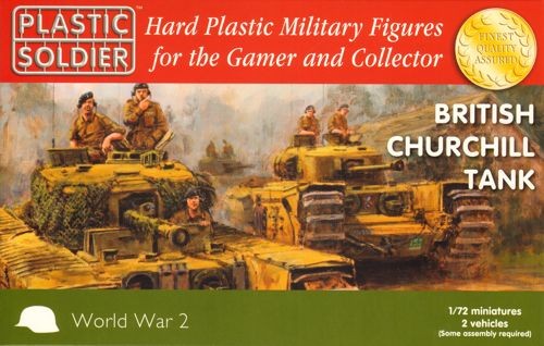 WW2V20017 THE PLASTIC SOLDIER COMPANY SCALA 1/72 Churchill.