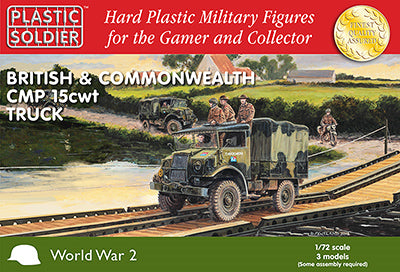 WW2V20024 THE PLASTIC SOLDIER COMPANY CMP 15 CWT Trucks 1/72