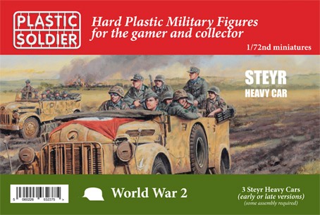 WW2V20031 THE PLASTIC SOLDIER COMPANY 1/72 German Steyr Heavy Car