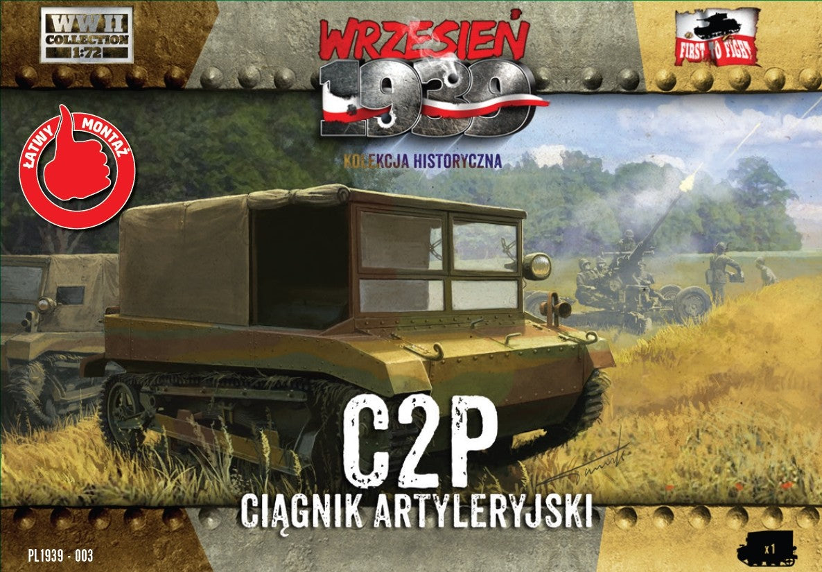 WWH003 FIRST TO FIGHT KITS  C2P Polish artillery tractor (simplified kit)