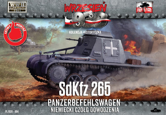 WWH004  FIRST TO FIGHT KITS  SDKFZ 265  PANZERBEFEHISWAGEN