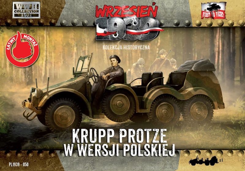 WWH050 FIRST TO FIGHT KITS 	 Krupp Protze - Polish Army version