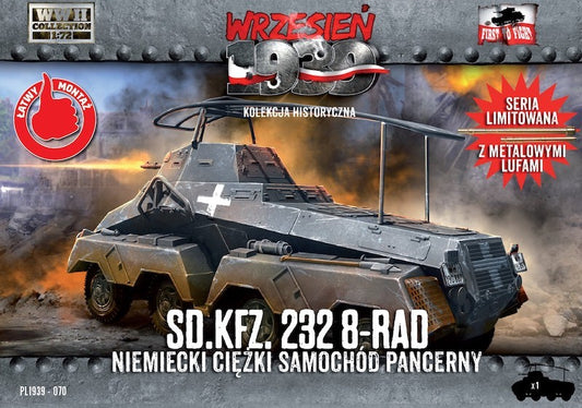 FTF070 FIRST TO FIGHT KITS Sd.Kfz.232 8-Rad German Heavy Armoured Car  1/72