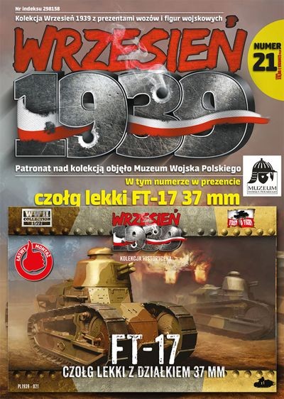 WWH021 FIRST TO FIGHT KITS Renault FT-17 with round turret and 37mm gun