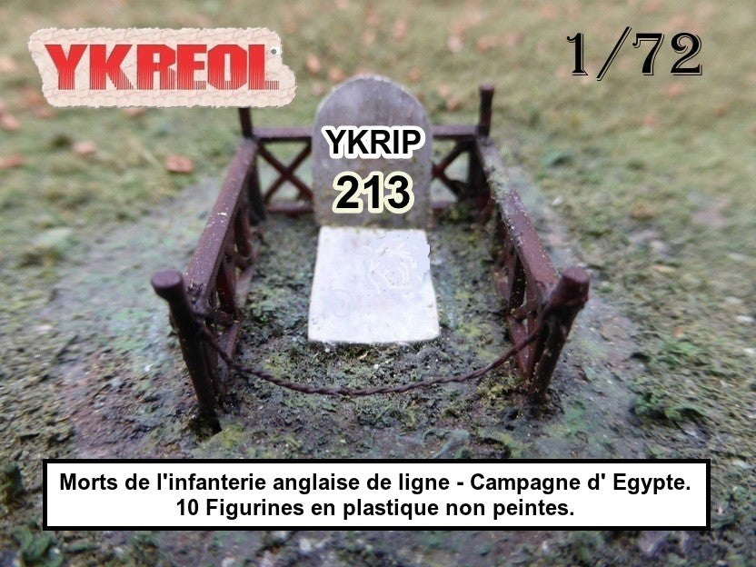 YKRIP213 YKREOL Morts de l'infanterie anglaise de ligne - Campagne d' Egypte