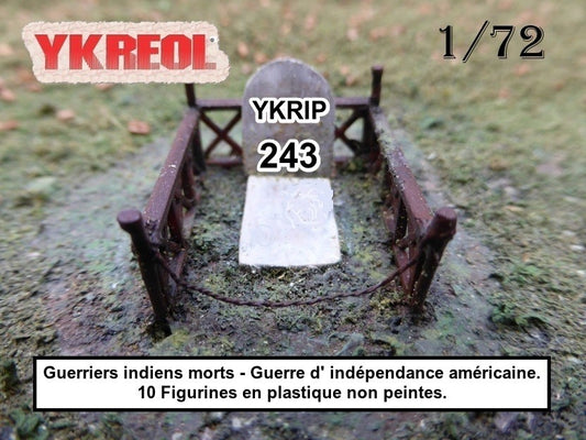 YKRIP243 YKREOL Guerriers indiens morts - Guerre d' indépendance américaine