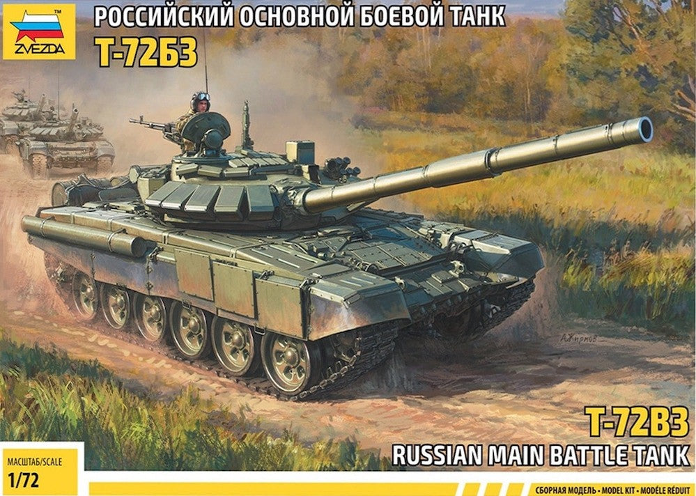 ZVEZDA 5071 Soviet T-72 B3 MBT 1/72