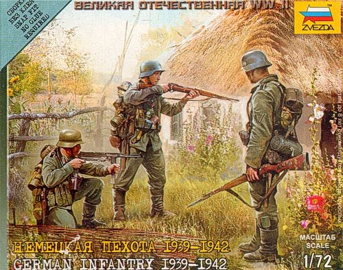 ZVEZDA 6105 German (WWII) Infantry 1939-1942