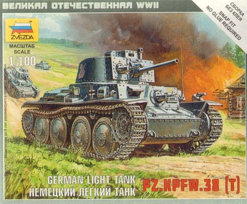 ZVEZDA 6130 German 38t Tank