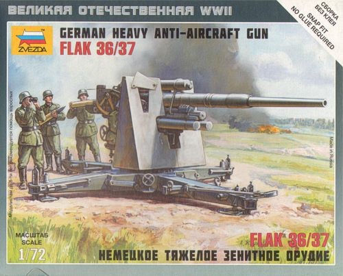 ZVEZDA 6158 German 88mm Flak 36/37