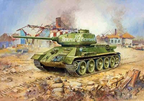 ZVEZDA 6160  Zvezda 6160 Soviet Tank T-34/85 1/100