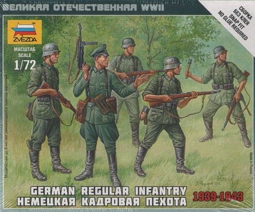 ZVEZDA 6178 German Regular Infantry 1938-1943