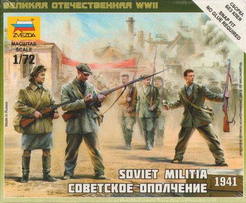 ZVEZDA 6181  Soviet Militia 1941