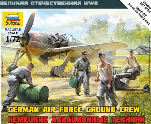 ZVEZDA 6188 Luftwaffe Ground Crew (WWII)