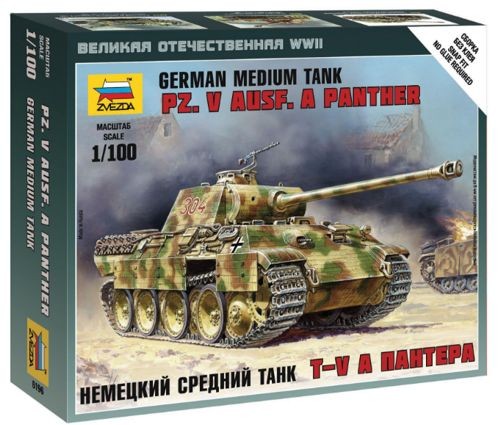 ZVEZDA 6196 Pz.Kpfw.V Ausf.A Panther