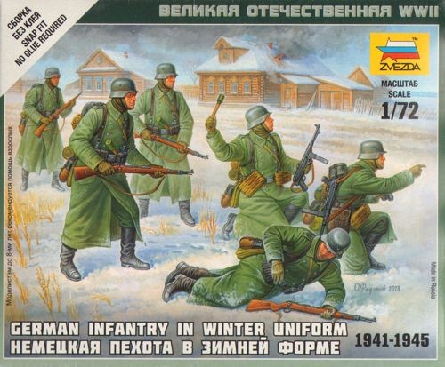 ZVEZDA 6198 German Infantry (Winter Uniform)