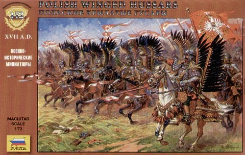 ZVEZDA 8041 Polish winged Hussars XVII AD